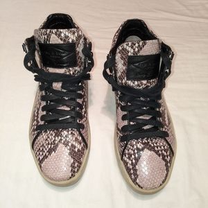 Rag & Bone Snakeskin High Top Sneakers
